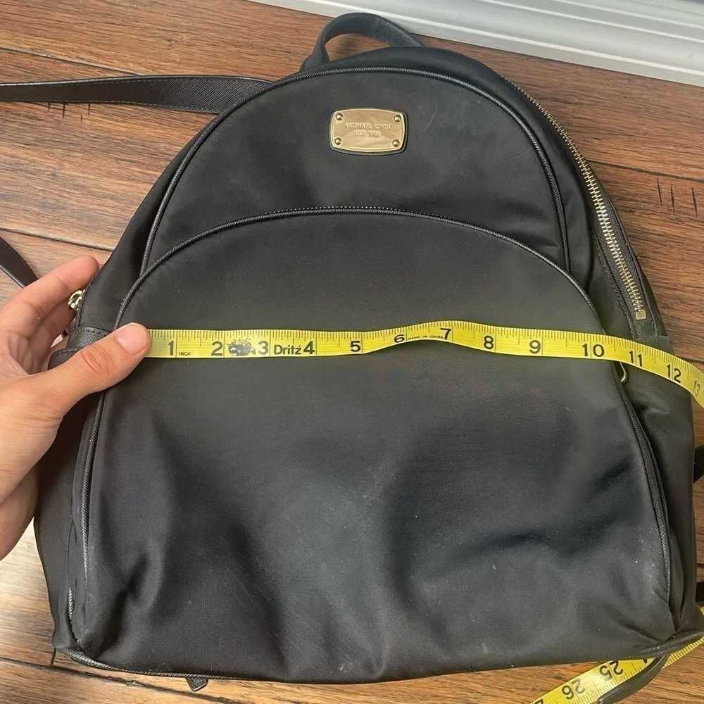 Black backpack Nylon backpack travel Michael Kors backpack luxury backpack - Picture 8 of 16
